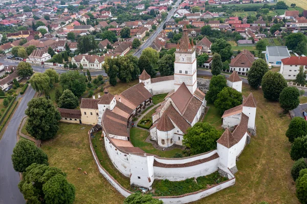 ルーマニアのブラゾフにある要塞化されたHonigberg教会 — ストック写真
