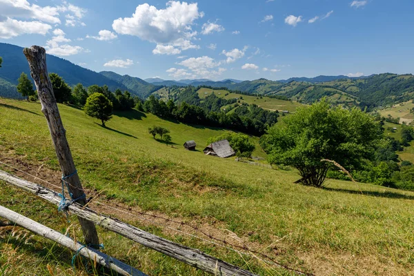 Karpacki Krajobraz Bran Rumunii — Zdjęcie stockowe