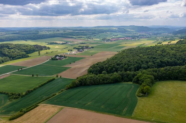 Paisagem Ringgau Hesse Norte — Fotografia de Stock