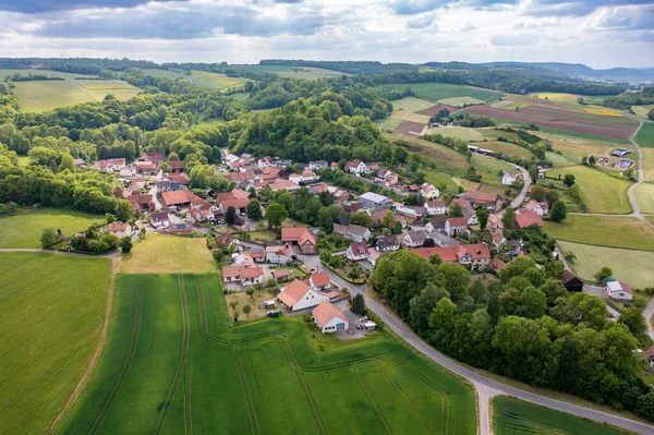 Kuzey Hesse Deki Lderbach Köyü — Stok fotoğraf