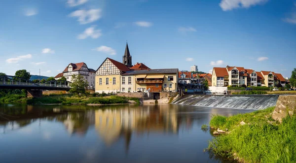 Stad Rotenburg Der Fulda Hessen Stockfoto