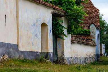 Romanya 'da Viscri' nin Kapı ve Kapıları