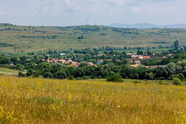 Village Viscri Romania — Stock fotografie