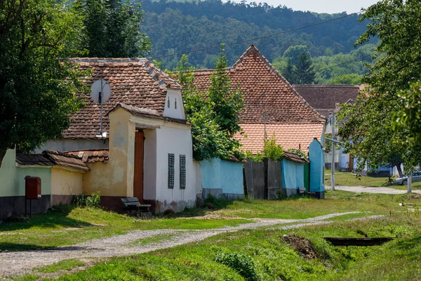 Wioska Viscri Rumunii — Zdjęcie stockowe