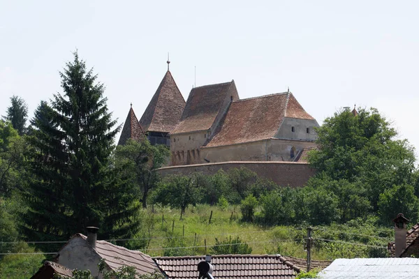 Укреплённая Церковь Альма Вии Румынии — стоковое фото