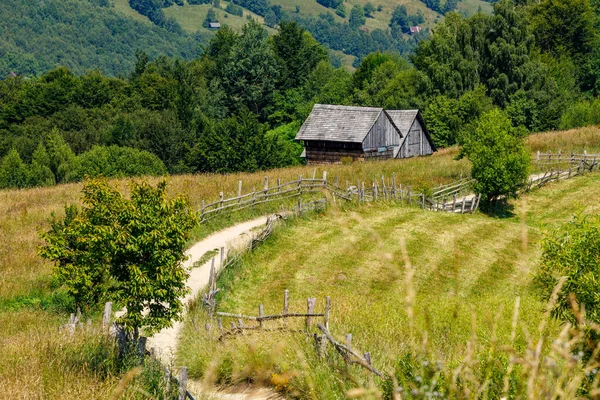 Karpacki Krajobraz Bran Rumunii — Zdjęcie stockowe