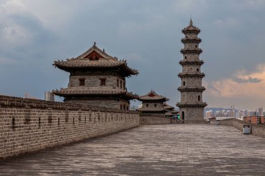  Datong Çin şehir duvar