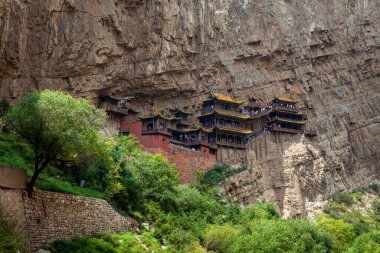 Çin 'deki Xuankong Si Manastırı.