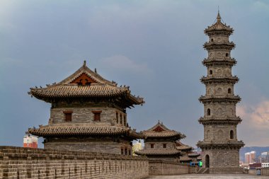Datong Çin şehir duvar
