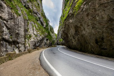 Romanya 'nın Karpatlar bölgesindeki Bicaz Kanyonu