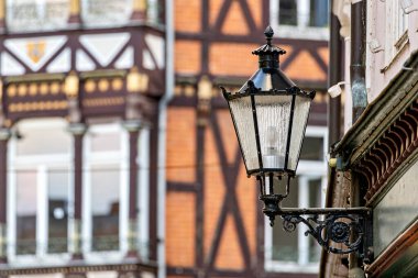 Marburg 'un tarihi sokak feneri