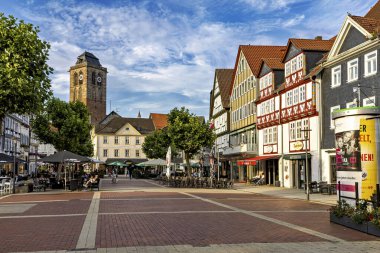 The historic city center of Bad Hersfeld clipart