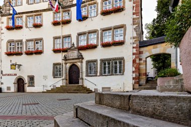 The historic Doors of  the City Hall of Bad Hersfeld clipart