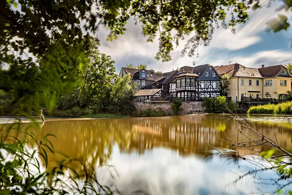 Stock image The historic mill at Marburg an der Lahn