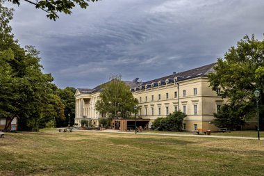 The Liechtenstein Palace at Maria Enzersdorf in Austria clipart