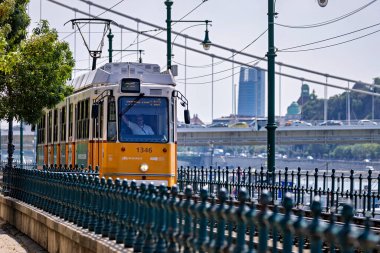 Budapeşte 'deki Metro Treni