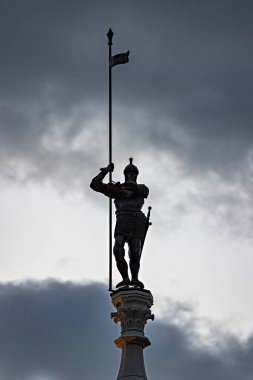 Budapeşte şehrinde heykel