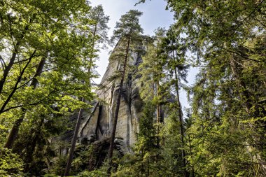 Die Felsenstadt Adrspach Weckelsdorf im Braunauer Bergland 