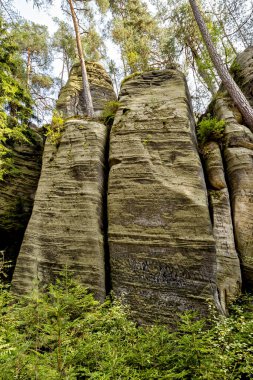 Die Felsenstadt Adrspach Weckelsdorf im Braunauer Bergland 