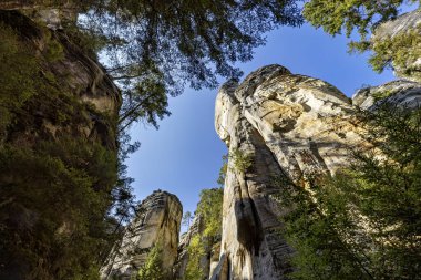 Die Felsenstadt Adrspach Weckelsdorf im Braunauer Bergland 