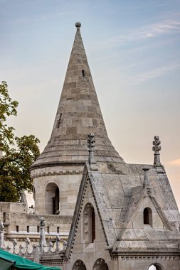 The fisherman bastion in Budapest clipart