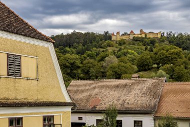 The Farmers Castle of Saschiz in Romania clipart