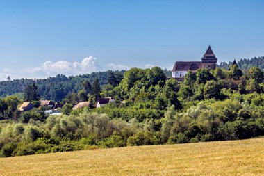 The fortified church of Viscri clipart