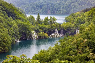Hırvatistan 'daki Ulusal Park Plitvica 