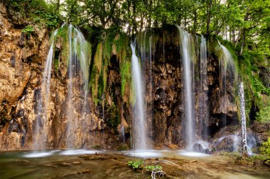 Hırvatistan 'daki Ulusal Park Plitvica 