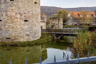 The Castle Ruine of Friedewald in Hesse clipart