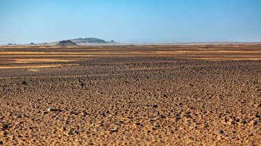 Cezayir 'deki Sahra Çölü manzarası