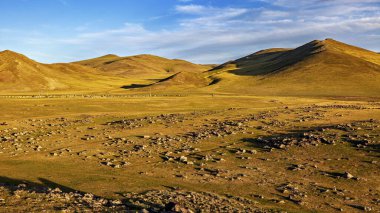 Moğolistan 'ın sonsuz manzarası