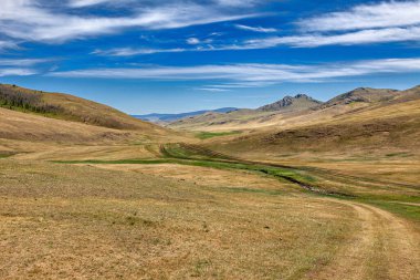 Moğolistan 'ın sonsuz manzarası