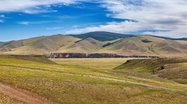 Moğolistan 'ın sonsuz manzarası