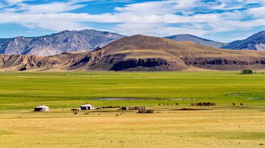 Moğolistan 'ın sonsuz manzarası