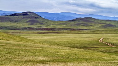 Moğolistan 'ın sonsuz manzarası