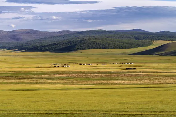 Moğolistan 'ın sonsuz manzarası