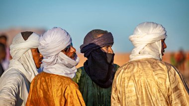 Tuareg People in the Sahara Desert of Algeria at Tamanrassetm November 19, 2011