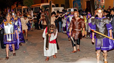 Potosi 'nin Bolivya' da çarmıha gerilmesi ve Paskalya alayı, 