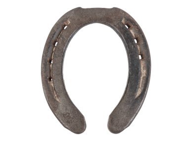 1 eski at nalı şeffaf arka planda izole edilmiş, şans ve şans tılsımı