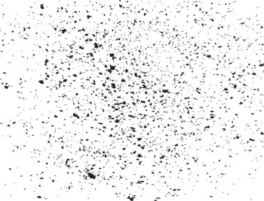 Soyut gürültü dokusu tasarımı. Beyaz arkaplanda izole edilmiş siyah grunge deseni