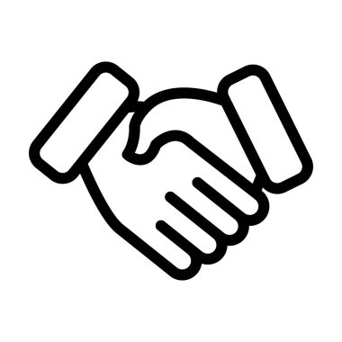 El sıkışma Vektörü Resmetme Satırı Simgesi Tasarımı