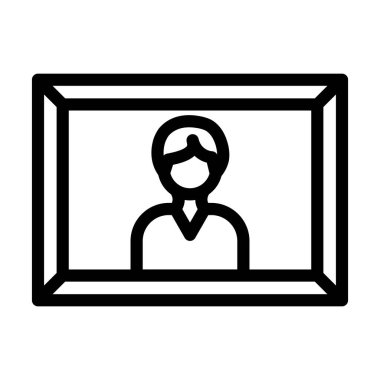 Düğün Fotoğrafçısı Resmetme Satırı Simgesi Tasarımı