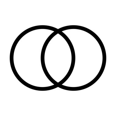 Üst üste Vektör Resmetme Satır Simgesi Tasarımı