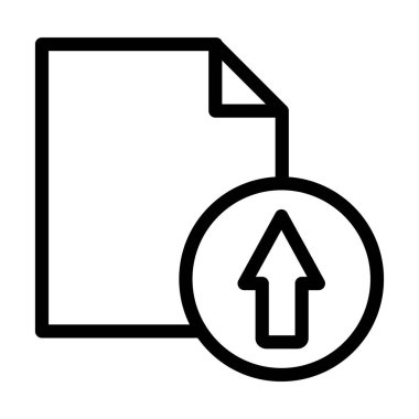 Dosya Vektörü Resmetme Satırı Simgesi Tasarımı Aktar