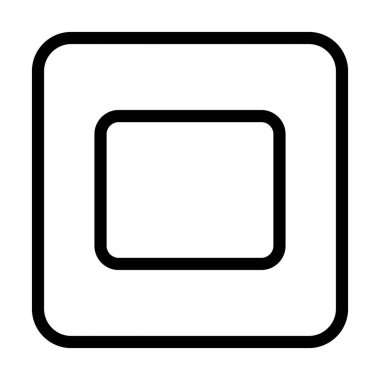 Yuvarlak Köşeli Vektör Resmetme Satırı Simge Tasarımı