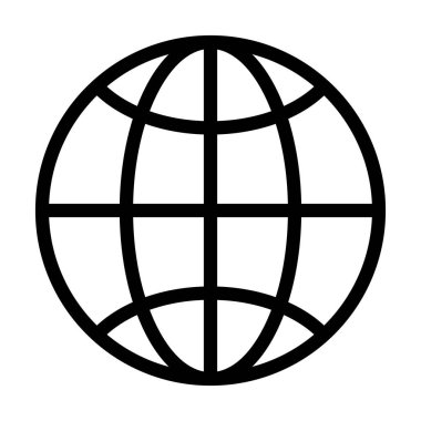 Web Sitesi Vektör İllüstrasyon Satır Simgesi Tasarımı