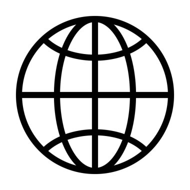 Web Sitesi Vektör İllüstrasyon Satır Simgesi Tasarımı