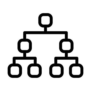 Site Haritası Vektör Resmetme Satırı Simgesi Tasarımı