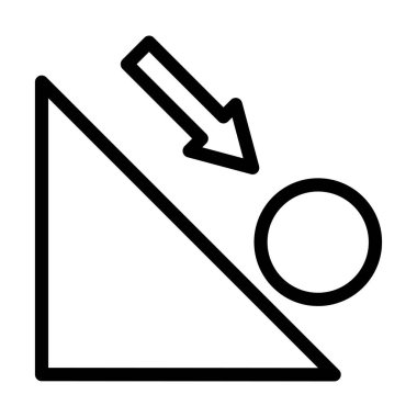 Tepe Vektörü Resmetme Çizgisi Simge Tasarımı